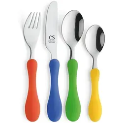 CS KOCHSYSTEME, BABENY Kinderbesteck-Set spiegelpoliert 18/0 1,5 mm 4-teilig im Geschenkkarton