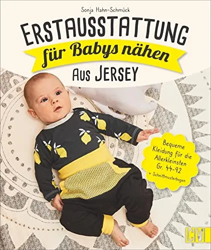 Produktbild Erstausstattung für Babys nähen – Jersey Set für Neugeborene