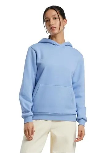 Build Your Brand Damen Fluffy Hoody - Kapuzenpullover für Damen, besonders weich und bequem im Loose Fit, ideal für entspannte Tage und vielseitige Outfits.