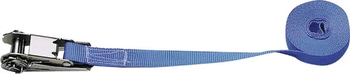 KERBL Zurrgurt 5 m x 25 mm 1-teilig, Ratsche blau 000000000000688763