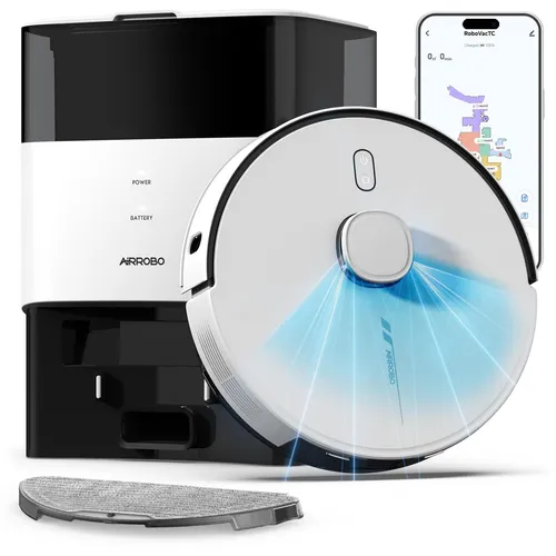 AIRROBO L60+ Nass-Trocken-Saugroboter in weiß von AIRROBO