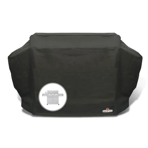 Grillfürst Grill Abdeckhaube - robuste Grill-Abdeckung 197 x 65 x 126 cm, wetterfest und wasserdicht, Abdeckung Gasgrill für Broil King Imperial 690, Napoleon Prestige PRO, Weber Summit 670 u.v.m.