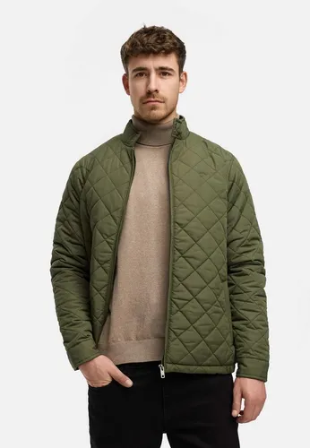 Indicode Steppjacke Herren INDoro - Leichte Daunen-Optik in Army Grün, Größe M (50) - Stylische, pflegeleichte Steppjacke für Herren, ideal für den casual Look. Mit Stehkragen und Regular Fit bietet sie optimalen Komfort und moderne Eleganz.