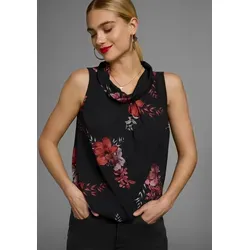 Blusentop LAURA SCOTT, Damen, Gr. 46, schwarz-rot von Laura Scott