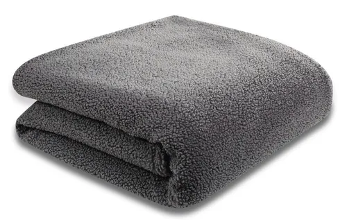 Biederlack Wohndecke Teddy 150x200 cm Graphite von Biederlack