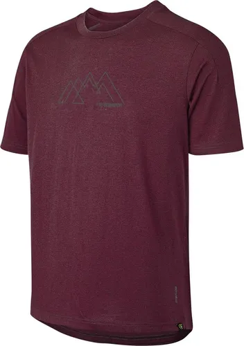 iXS Flow Tech Tee Mnt Graphic S/S Raisin L