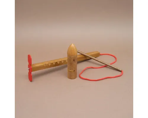 ROMBOL Denkspiele Spiel Set aus Schnapper Trick und Hui Hui Maschine, wunderbar zum Vorführen, Geschicklichkeitsspiel, Holzspiel