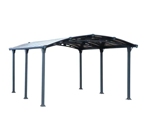 CANOPIA by Palram Tucson 5000 Pavillon - Wasserdichter Gartenpavillon aus stabilen, rostresistenten Aluminium mit UV-beständigen Doppelstegplatten für hohen Lichteinfall und angenehme Atmosphäre. Ideal für Garten und Terrasse.