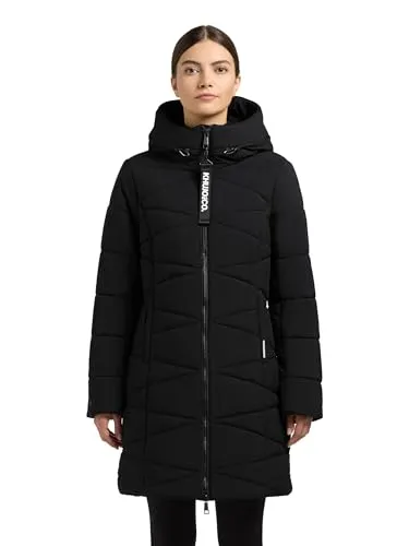 khujo Winterjacke Tiff black - Stylische Funktionsjacke für kalte Tage - Funktionsjacken, wasserabweisend und warm gefüttert für optimalen Komfort im Winter.