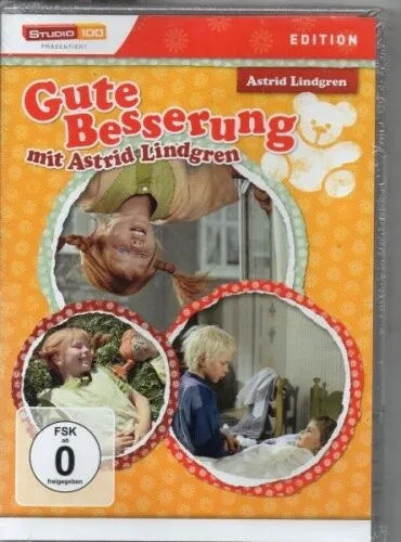 Gute Besserung mit Astrid Lindgren - Pippi, Michel & Polly - DVD - Neu / OVP