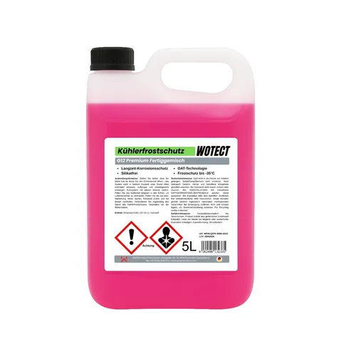 L Kühlerfrostschutz G12 Kühlmittel AF12 R11 Fertiggemisch Frostschutz -35 °C 5