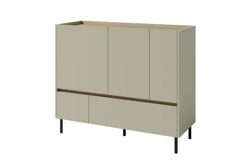 Deine Möbel 24 Kommode LIBU 08 – 120 cm, modernes Sideboard für Kinderzimmer - Die LIBU 08 Kommode bietet praktischen Stauraum für Kleidung und Spielzeug. Mit robustem Design aus hochwertiger Laminatplatte und ABS-Kanten für zusätzliche Stabilität ist sie ideal für jedes Kinderzimmer.