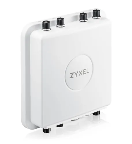 Zyxel WAX655E AX5400 - Dual-Radio WiFi 6 Outdoor Access Point, optimale WLAN-Versorgung für große Freiflächen wie Stadien und Parkplätze