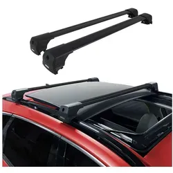 Dachträger Gepäckträger für Ford Kuga 3 CX482 2019-2025 ABE Alu Schwarz