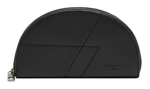 Liebeskind Berlin Wallet M EDDA CALF OPTIC, black - Damen-Geldbörse aus hochwertigem Kalbsleder, stilvolles Design mit optimaler Fächeraufteilung für Karten und Scheine.