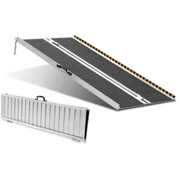 VEVOR Klappbare Rollstuhlrampe 1,22 m aus Aluminium - Rampen: Robuste Schwellenrampe mit einer Tragkraft von 363 kg, ideal für barrierefreies Ein- und Aussteigen.