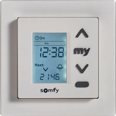 Somfy CHRONIS UNO 50 Zeitschaltuhr - Steuerung für Rollläden, Raffstore und Markisen mit flexiblen Schaltzeiten und einfacher Bedienung. Ideal für automatisierte Lichtsteuerung und Energieeinsparung.