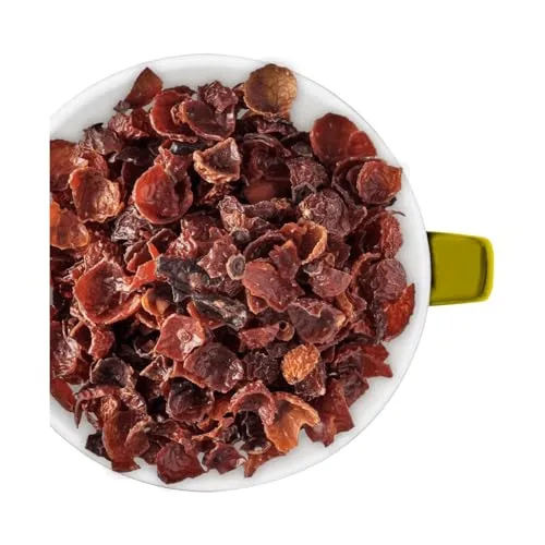 Bremer Gewürzhandel Hagebutte, getrocknete Hagebutten ohne Kerne, Hagebuttenschalen, für Hagebuttentee, 150g