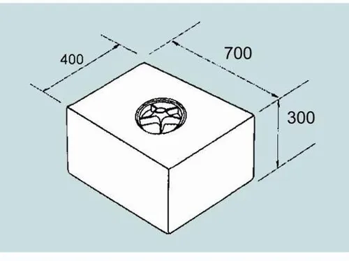 Lilie Wassertank, 80L