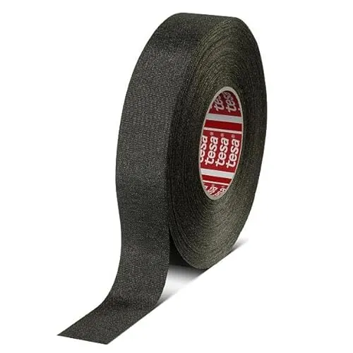 Tesa 51036 PET-Klebeband für Verkabelung, Abriebschutz, hohe Temperaturen, maximale Flexibilität, ohne Lösungsmittel, perfekt für Motoranwendungen (19 mm x 25 m)