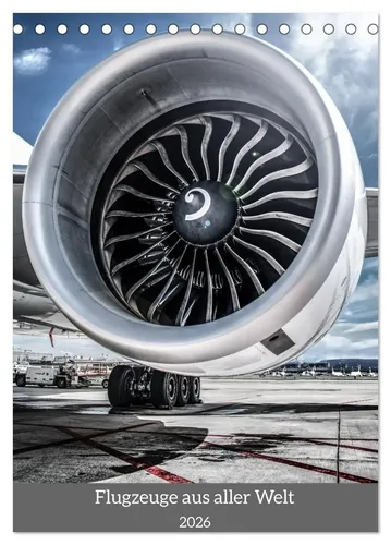 Paul Schmid | Flugzeuge aus aller Welt (Tischkalender 2026 DIN A5 hoch),...