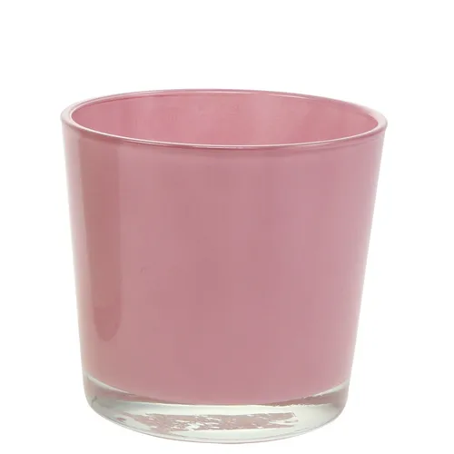 Elegantes Glasgefäß für romantische Dekoideen