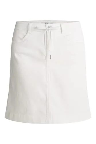SOCCX Damen Jeansrock NI:NO Ivory, XL von SOCCX