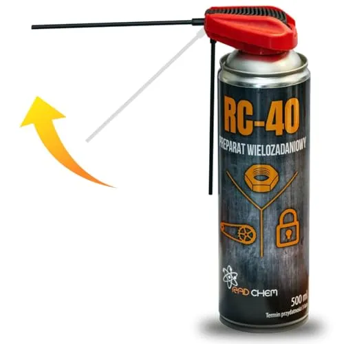 MRM CHEMICALS Multifunktionsspray RC-40 500 ml Sprühflasche Universalspray Schmiermittel Korrosionsschutz Rostlöser Wartungsspray für Fahrrad Auto Werkstatt Kunststoff Metall