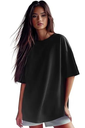Reichstadt Damen Oversized T-Shirt 24RSW058 Black M