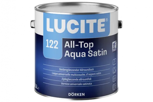LUCITE 122 All-Top Aqua Satin - 0,75 Liter 7700073