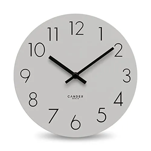 Wanduhren Grau von Cander Berlin