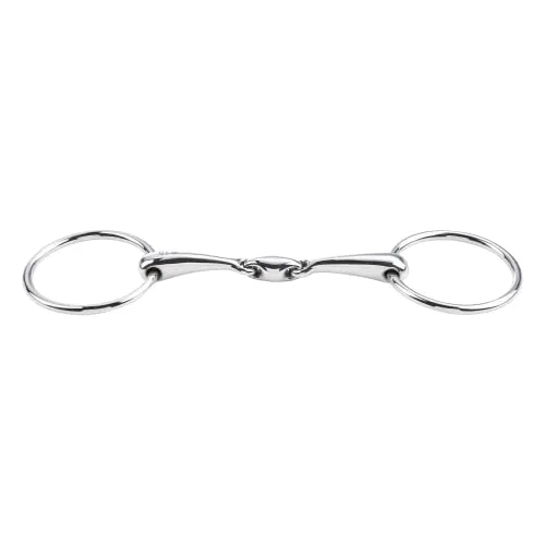 Busse Wassertrense Edelstahl 14 mm, doppelt gebrochen 12,5 cm - Gebisse - Hochwertige Edelstahltrense für optimalen Komfort und Kontrolle, ideal für das Training und die tägliche Nutzung.