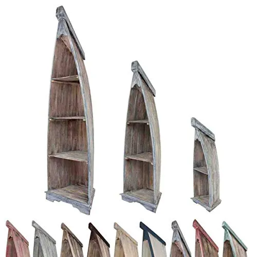 Oriental Galerie Badregal Bootsregal 148 cm aus Albesia Holz