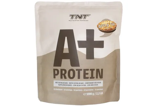 TNT A+ Protein - Pflanzlicher Protein-Shake für Muskelaufbau - Veganer Protein-Shake mit hochwertigem Ackerbohnen-, Erbsen- und Reisprotein, angereichert mit BCAAs für optimales Aminosäurenprofil. Ideal für Sportler und Gesundheitsbewusste.