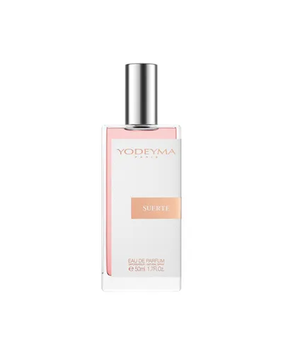 YODEYMA Parfüm Suerte Eau de Parfum für Damen 50 ml - Damenparfüm mit verführerischem Duft von Vanille und Ylang Ylang, ideal für den täglichen Gebrauch und besondere Anlässe.