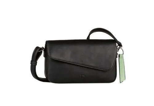 TOM TAILOR Denim Neona Damen Überschlagtasche - Klein und Stylisch - Umhängetasche aus feinem Kunstleder mit asymmetrischem Design, inklusive verstellbarem Schulterriemen und abnehmbarem Anhänger für individuellen Stil.