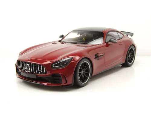 Minichamps Mercedes AMG GT-R Coupe 2021 rot metallic 1:18 - Detailgetreues Modellauto im Maßstab 1:18, aus hochwertigem Metall gefertigt - ideal für Sammler und Autofans.