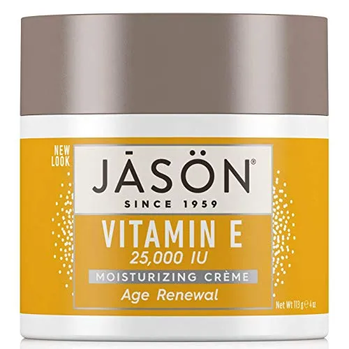 Natural 25,000 I.Vereinigte Vitamin E Alter Erneuerndes Feuchtigkeitsspendend Creme, 4-Unzen Krüge (Packung Von 2)