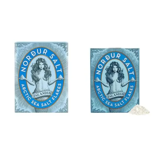 Arctic Sea Salt Flakes 250 Gramm in Metalldose + 1x250 Gramm Nachfüllpackung