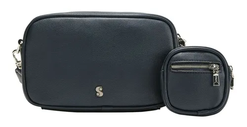 s.Oliver Umhängetasche Set (2-tlg) - Stylische Umhängetasche mit abnehmbarer Utensilientasche, geräumigem Hauptfach und elegantem Design für jeden Anlass. Ideal für modebewusste Frauen.