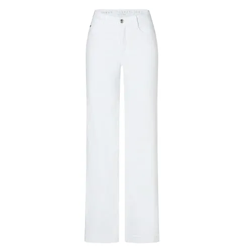 MAC Dream Wide Dream Wonderlight Damen Jeans - W40/L32 in Weiß - Stylische Damen Jeans in Weiß mit innovativer Wonderlight-Technologie für maximalen Tragekomfort und eine perfekte Passform.