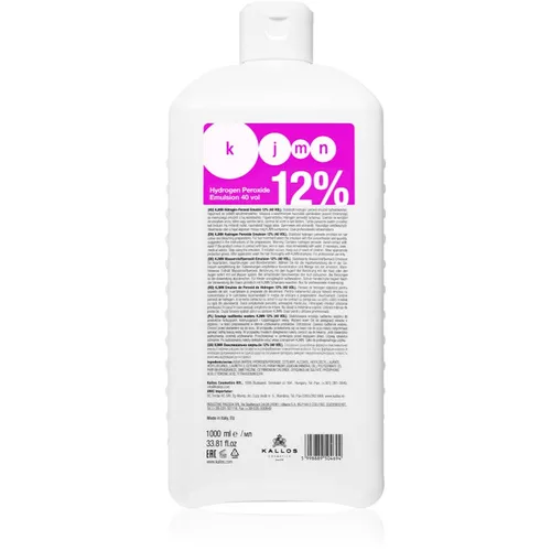 Kallos KJMN Professional Hydrogen Peroxide Aktivierungsemulsion 12 % 40 Vol. nur für professionellen Gebrauch 1000 ml