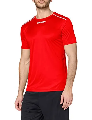 Kempa FanSport24 Kempa Handball Polyester Shirt Kurzarm Training Top Rundhals Herren rot Größe XXXL