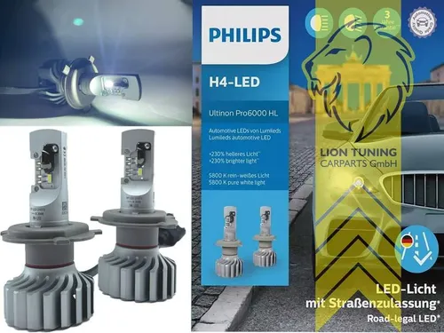 Philips Auto-Lampe Ultinon Pro6000 LED 11342U6000X