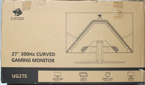 Z-EDGE 27 Zoll Curved Gaming Monitor 300Hz FHD 1ms 1500R VA HDMI DP Schwarz