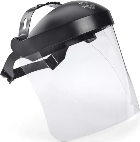 Hellberg SAFE 3 PC Visier Stirnschutz - Hochwertiger Stirnschutz aus Polycarbonat, ideal für den professionellen Einsatz. Kombinierbar mit Secure Halsband-Produkten für optimalen Schutz.