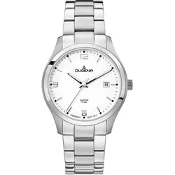 Dugena Herren-Armbanduhr Tresor – Elegante Quarz-Uhr mit Saphirglas - Stilvolle Herren-Armbanduhr mit Edelstahlgehäuse und Saphirglas. Wasserdicht bis 10 bar, perfekt für den Alltag. Verleihen Sie Ihrem Look einen Hauch von Eleganz!