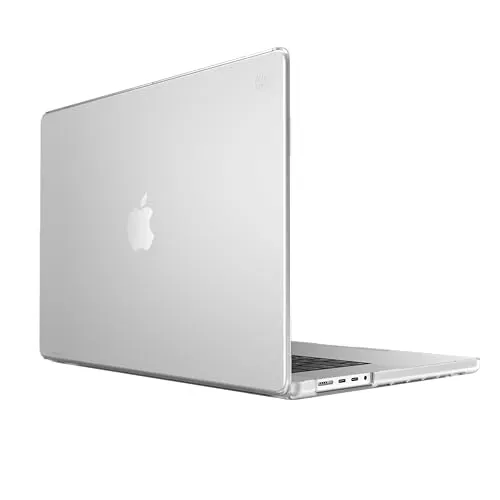 Speck Smartshell Macbook Pro 16 2021 Clear - Schutzhülle für MacBook Pro, durchsichtige und schlanke Bauweise schützt vor Kratzern und Stößen