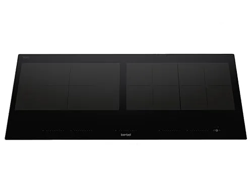 berbel Induktion Panoramakochfeld BKF 90 iPP mit 7-Jahre-Garantie - Dunstabzugshauben: Genießen Sie maximale Freiheit beim Kochen mit dem eleganten berbel Panoramakochfeld – schnelleres Erhitzen dank Boostmodi und flächenbündige Montageoption für modernes Küchendesign.