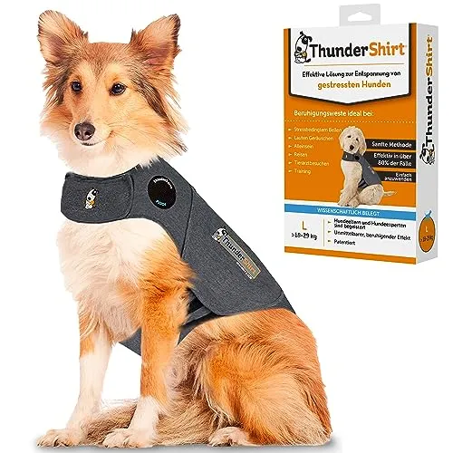 Petlife Thundershirt Hundemantel, Größe L, grau